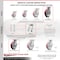 Service Caster 8 Inch Kingpinless Poly on Aluminum Wheel Caster Swivel Locks 2 Rigid SCC, 2PK SCC-KP30S820-PAR-BSL-2-R-2 - alternate 3